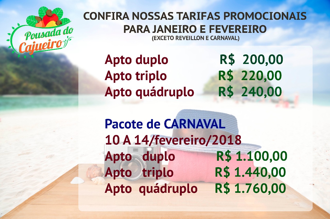 Promoção nas tarifas